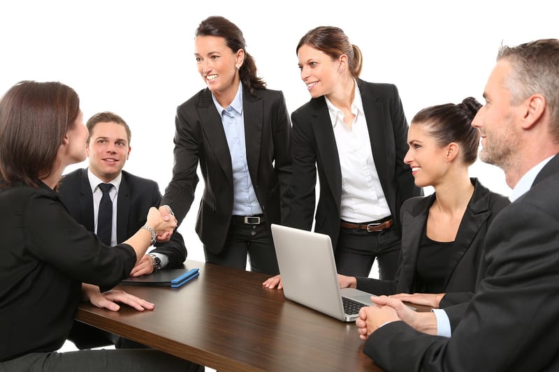 People meeting in a seminar hall